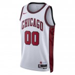 Maillot NBA Chicago Bulls Personnalisable Nike 2022-23 City Edition Blanc Swingman - Homme